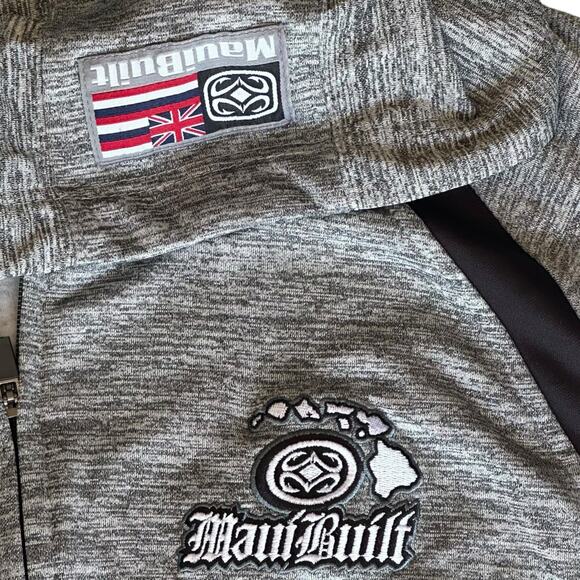 Men's Zip Up Hoodie Size Large Maui Built - Picture 3 of 6